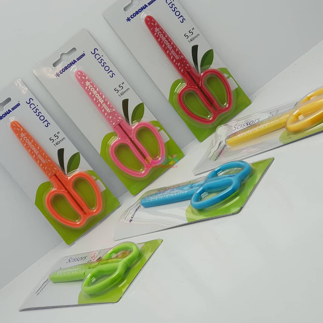 قیچی روکش دارطرح دارکروناCO2705 140میل