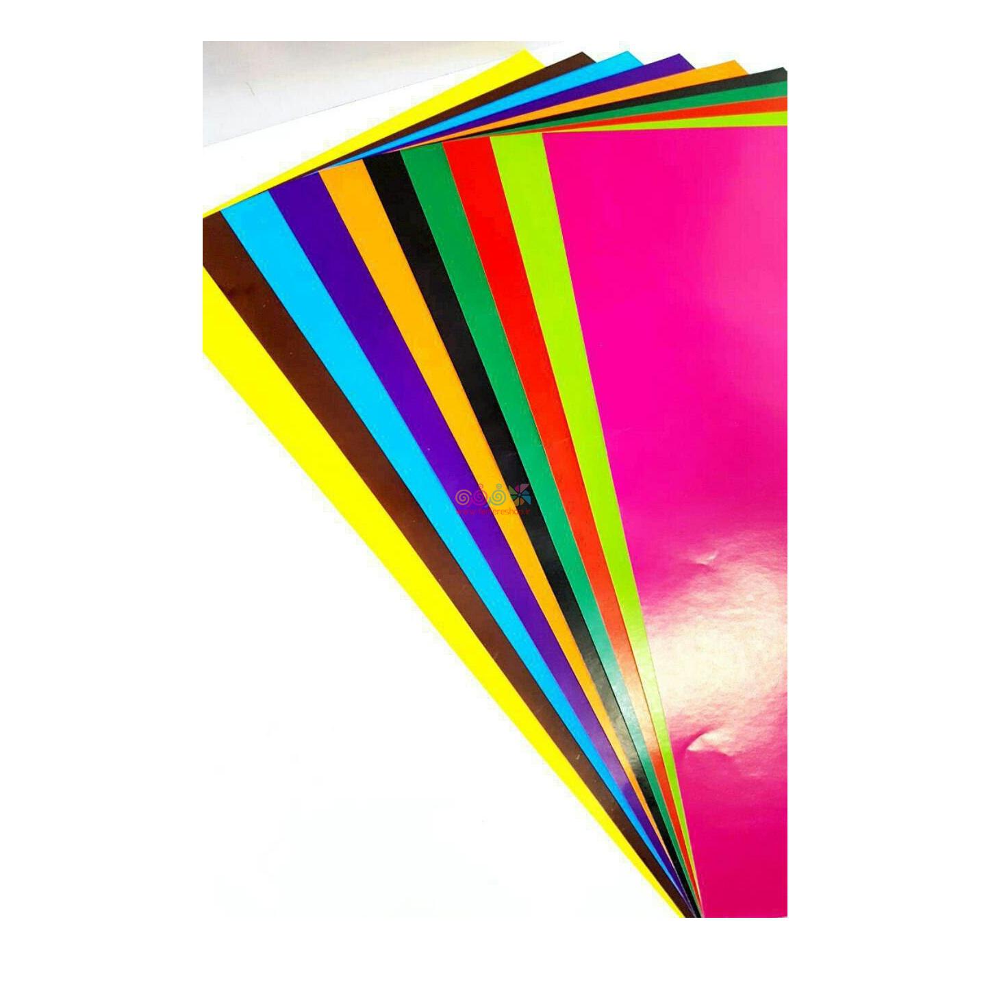 کاغذ رنگی دانیال 10 رنگ گلاسه