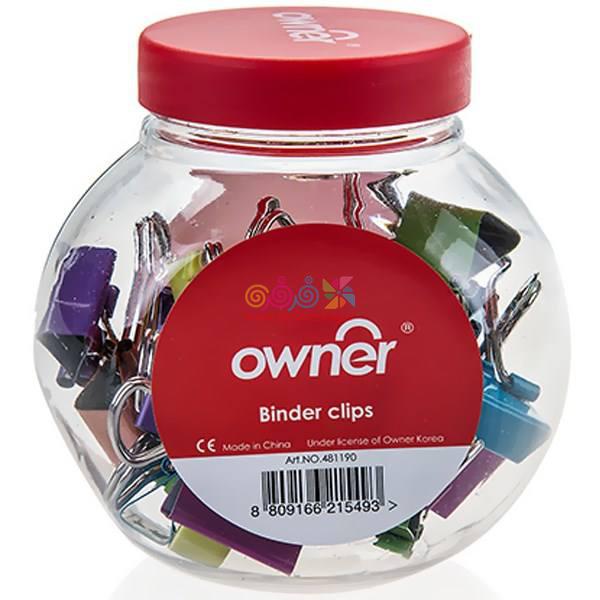 گیره دوبل 19میل رنگی اونر481190