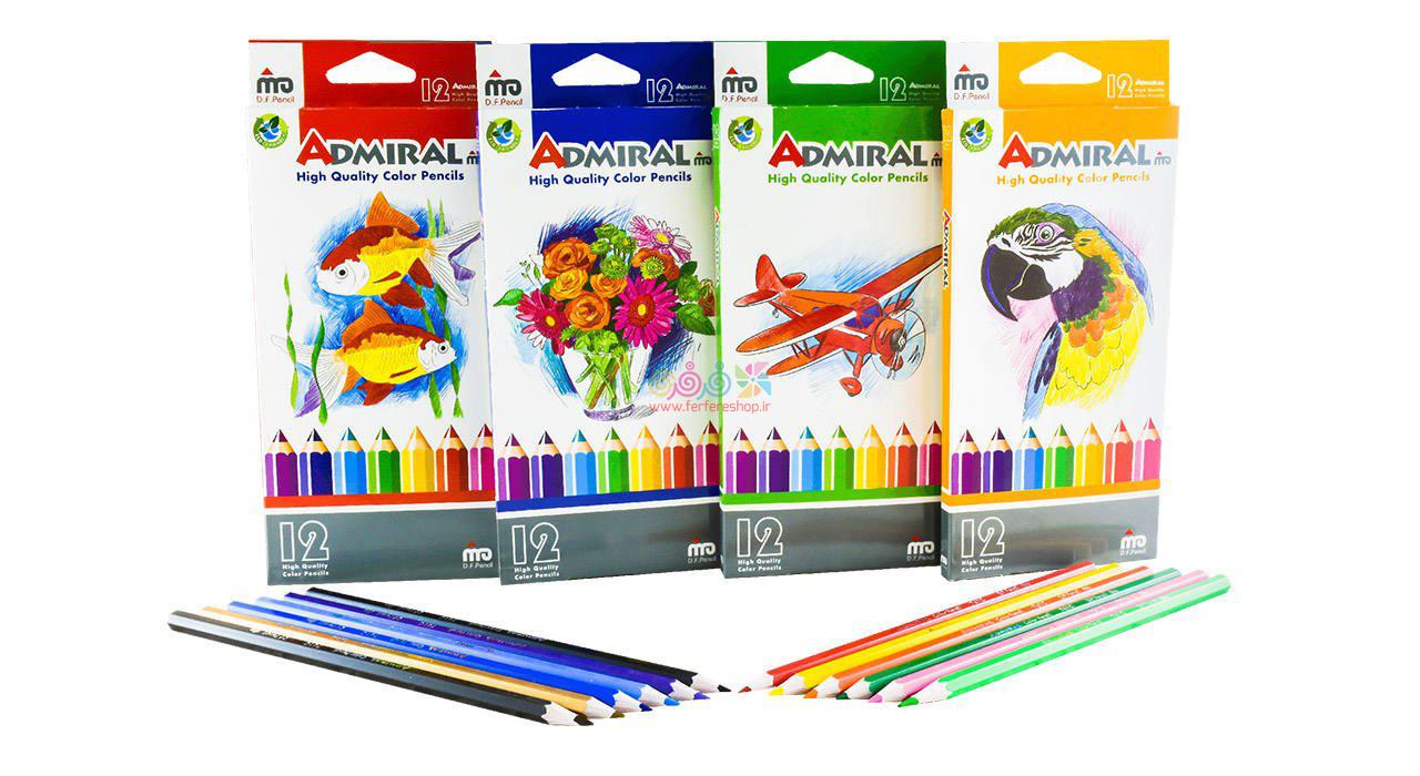 مدادرنگي 12 مقوا ادميرال