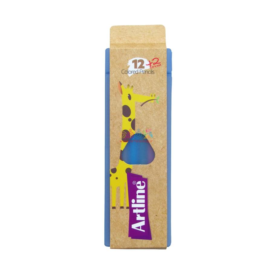 مدادرنگي 12ويژه جعبه طلقي2رايگ آرتلاين