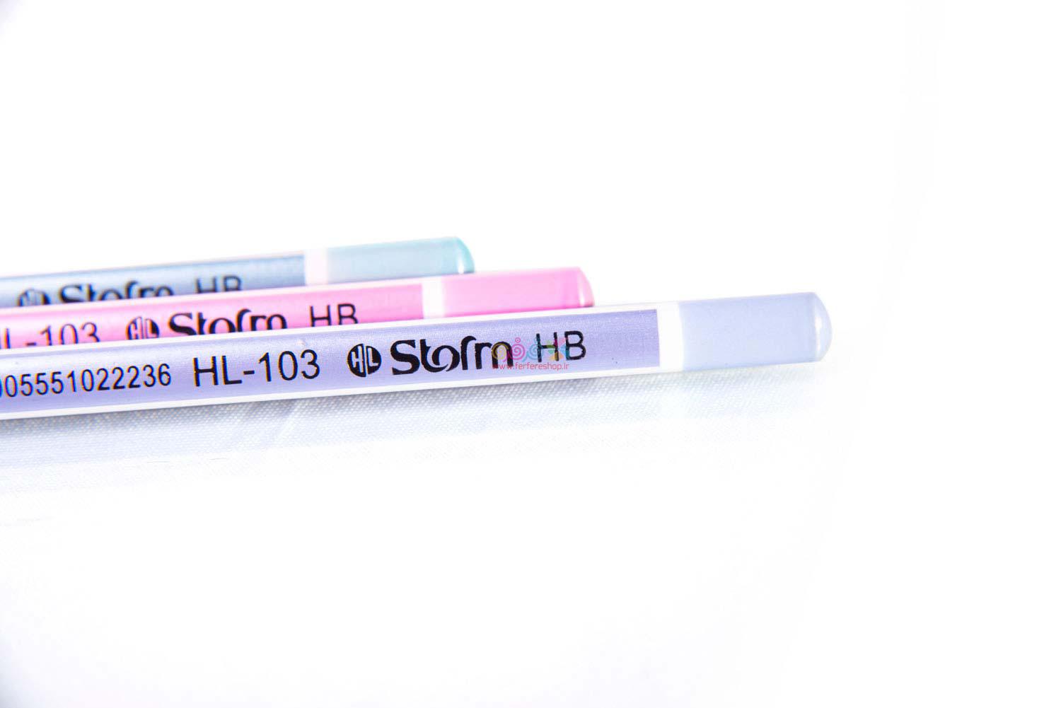 مدادمشکي سه گوش HL-103 ع 12عددي استورم