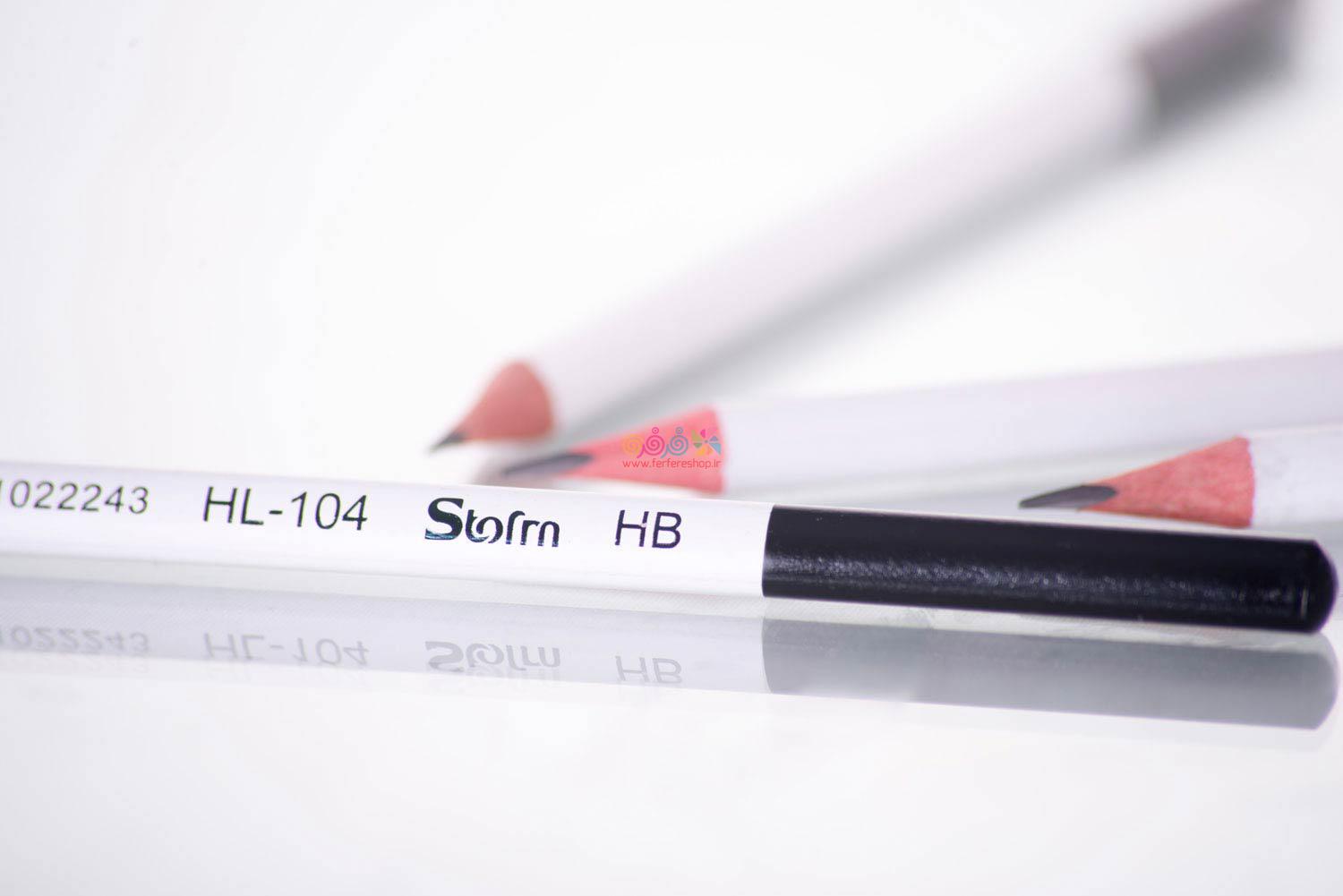 مدادمشکي سه گوش HL-104 ع 12عددي استورم