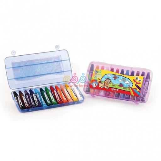 پاستل 12رنگ طلقي کد2010 آريا