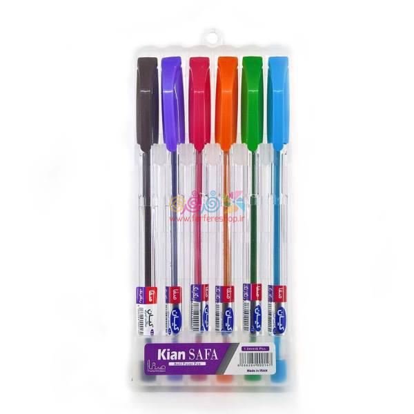 پک خودکار 6رنگ صفا کيان